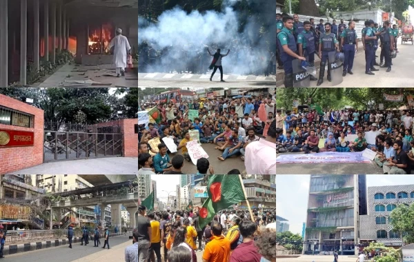 কমপ্লি­­ট শাটডাউন: রাজধানীজুড়ে তাণ্ডব