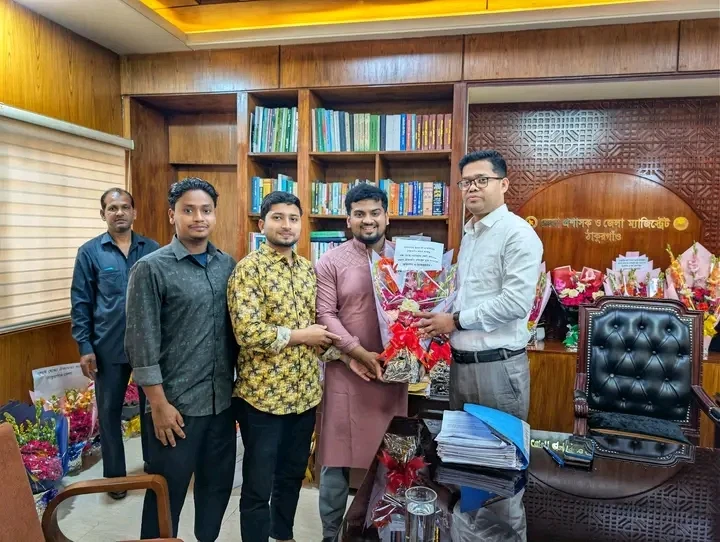 নবনিযুক্ত জেলা প্রশাসকের সাথে ছাত্রশিবির নেতৃবৃন্দের সৌজন্য সাক্ষাৎ