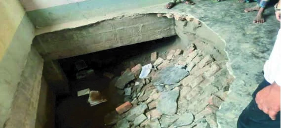 আজমিরীগঞ্জে স্কুলের ফ্লোর ধসে আহত ৫ শিশু